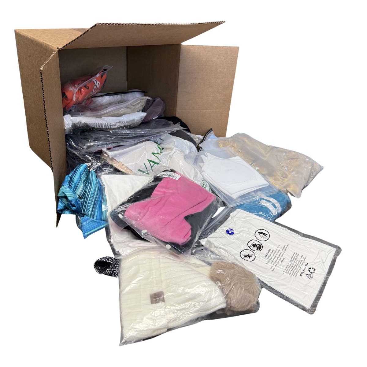 Wearables Mystery Box | 25+ Apparel & Accessories – Online Retail Liquidation