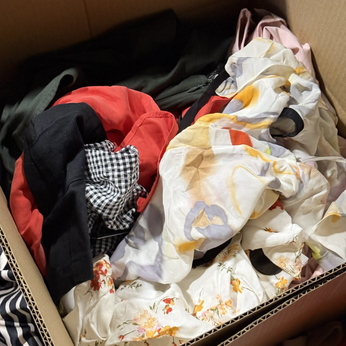 Upscale Apparel Stock Mix Box | 25-Piece Apparel Assortment