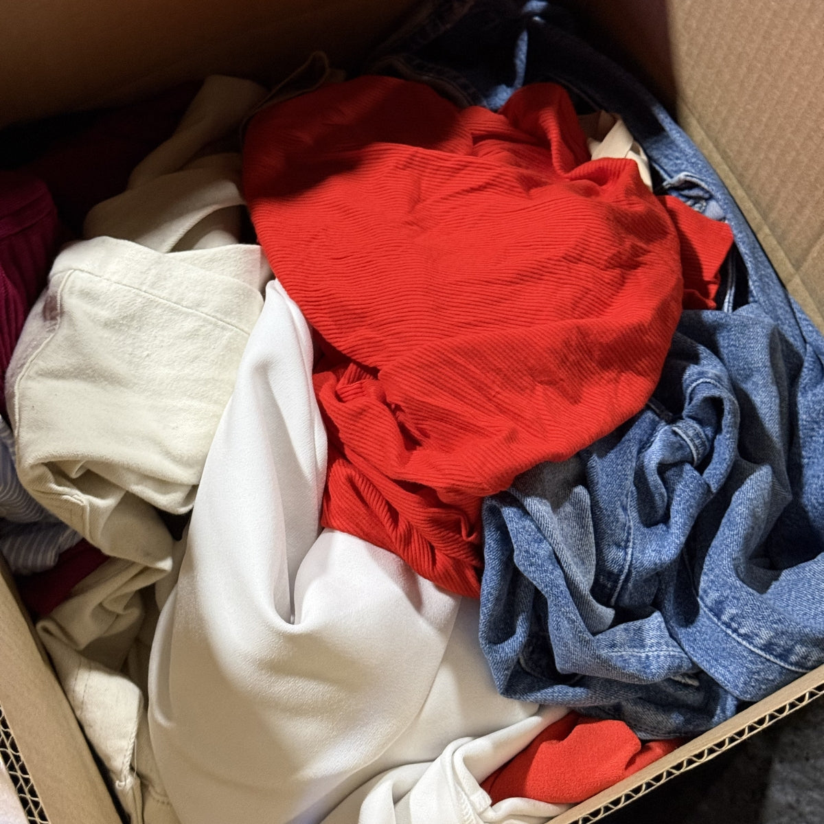 Upscale Apparel Stock Mix Box | 25-Piece Apparel Assortment