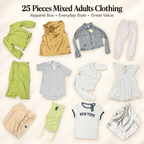 25-Piece Retail Apparel Box - New Adult Clothing Shelf Pulls