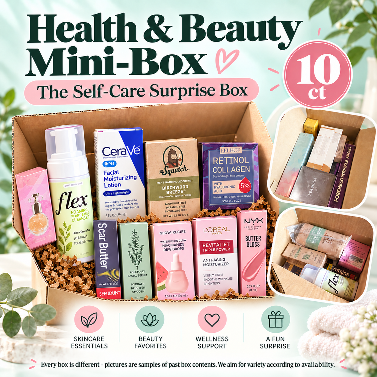 Health & Beauty Mini Box | 10 Surprise Items