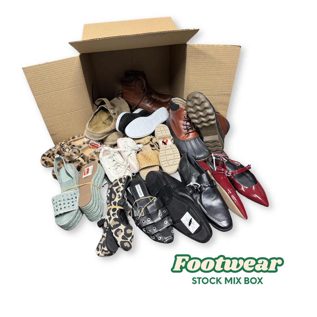 Upscale Footwear Stock Mix Box | 12 Pairs