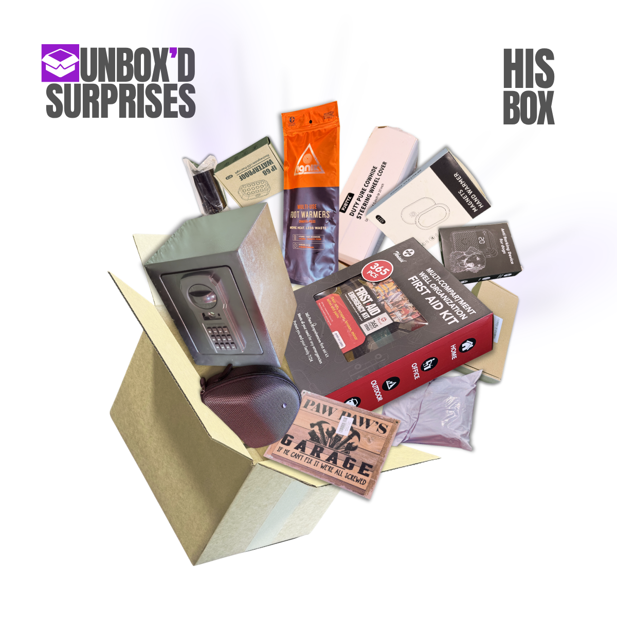 UNBOX'D Surprises His Box | 12-Item Men's Surprise Drop