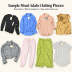 25-Piece Retail Apparel Box - New Adult Clothing Shelf Pulls
