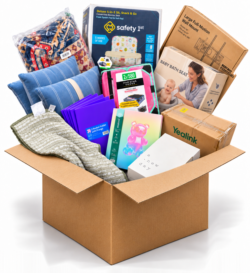 General Merchandise Jumbo Mystery Boxes | Wholesale Pallets & Truckloads